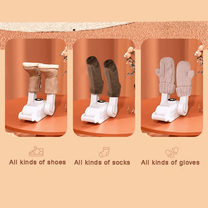 AMANDA - Snabbtorkande Elektrisk Stöveltork för Hem och Resa