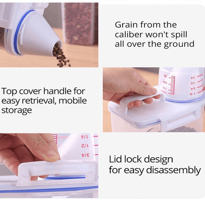 MAGNUS - Multifunktionell Plastbehållare med Mätkopp