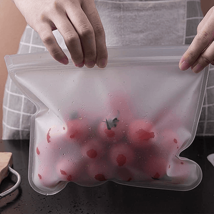 MONICA - Återanvändbar Lufttät Matförvaringspåse för Köket