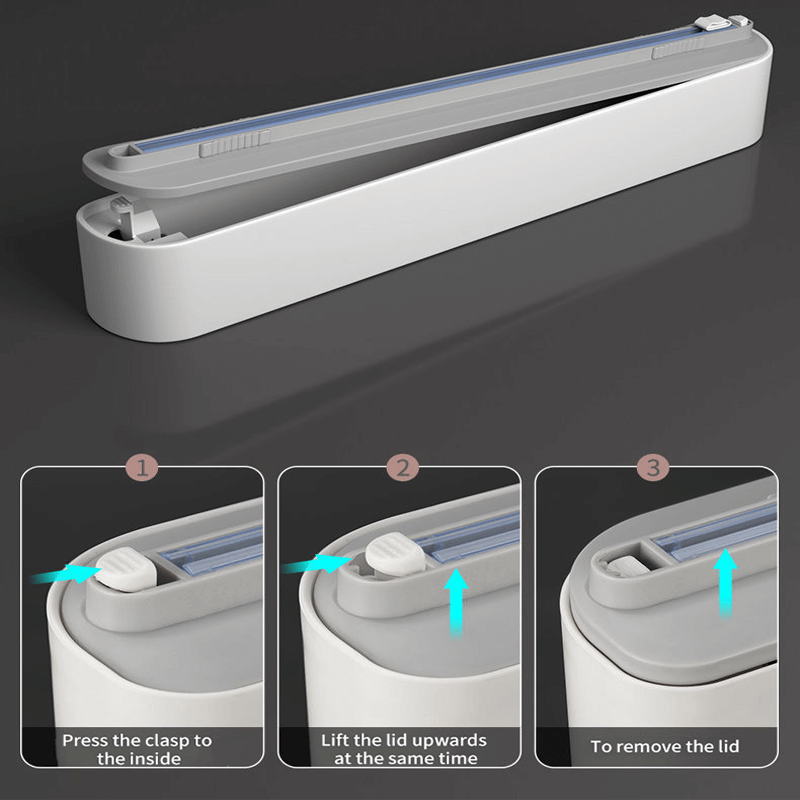 ALICE - Magnetisk Plastfolieavskärare och -Hållare för Köket