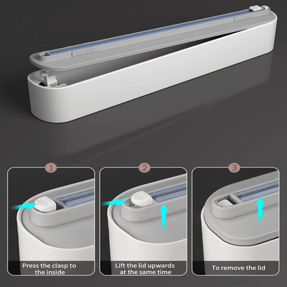 ALICE - Magnetisk Plastfolieavskärare och -Hållare för Köket