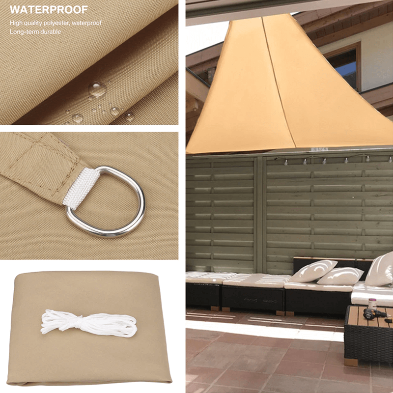 AXEL - UV-beständigt Vattentätt Triangulärt Solsegel Skärmtak