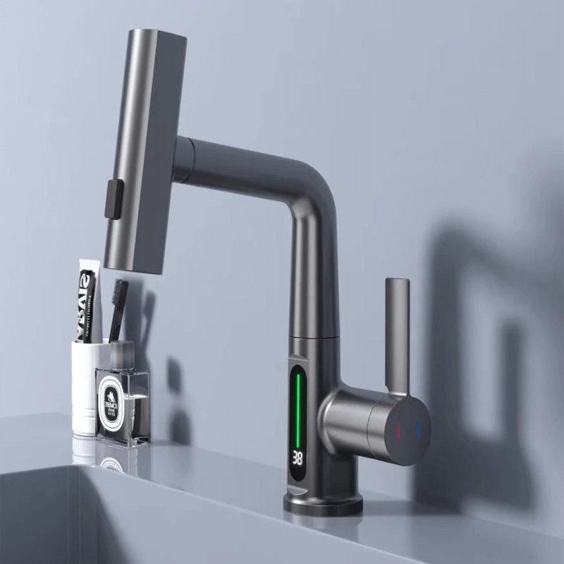 LOVISA - Modern Diskbänkskran med LED Display