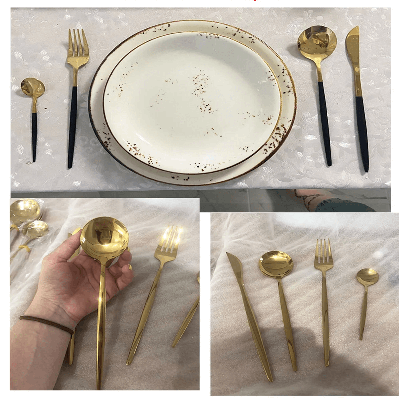 ARVID - Modernt Bestickset i Rostfritt Stål för Matplatsen