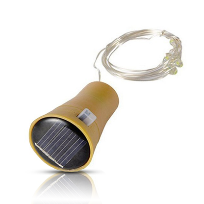 ALEXANDER - Dekorativ Solcellsljussträng för Glasflaskor