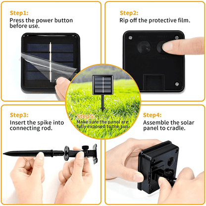 JOHANNA - Eleganta Blommor med Slinga Solar Trädgård LED-Lampa