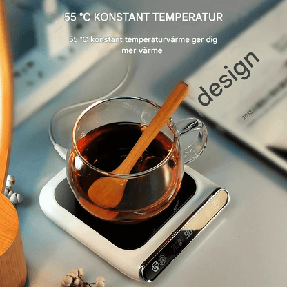 ALVA – Portabel Elektrisk Muggvärmare med  Justerbara Temperaturnivåer & USB-Ström