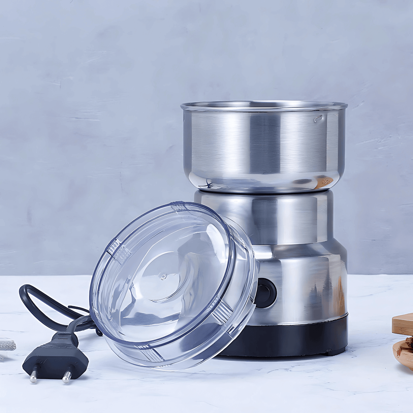 LIVIA – Elektrisk Mini-Kvarn för Kaffe, Kryddor & Babymat, Ultrafin Malning