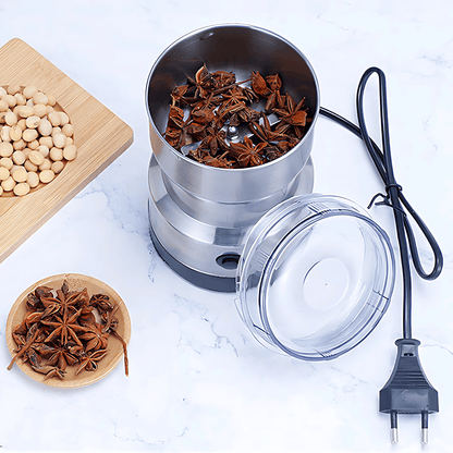 LIVIA – Elektrisk Mini-Kvarn för Kaffe, Kryddor & Babymat, Ultrafin Malning