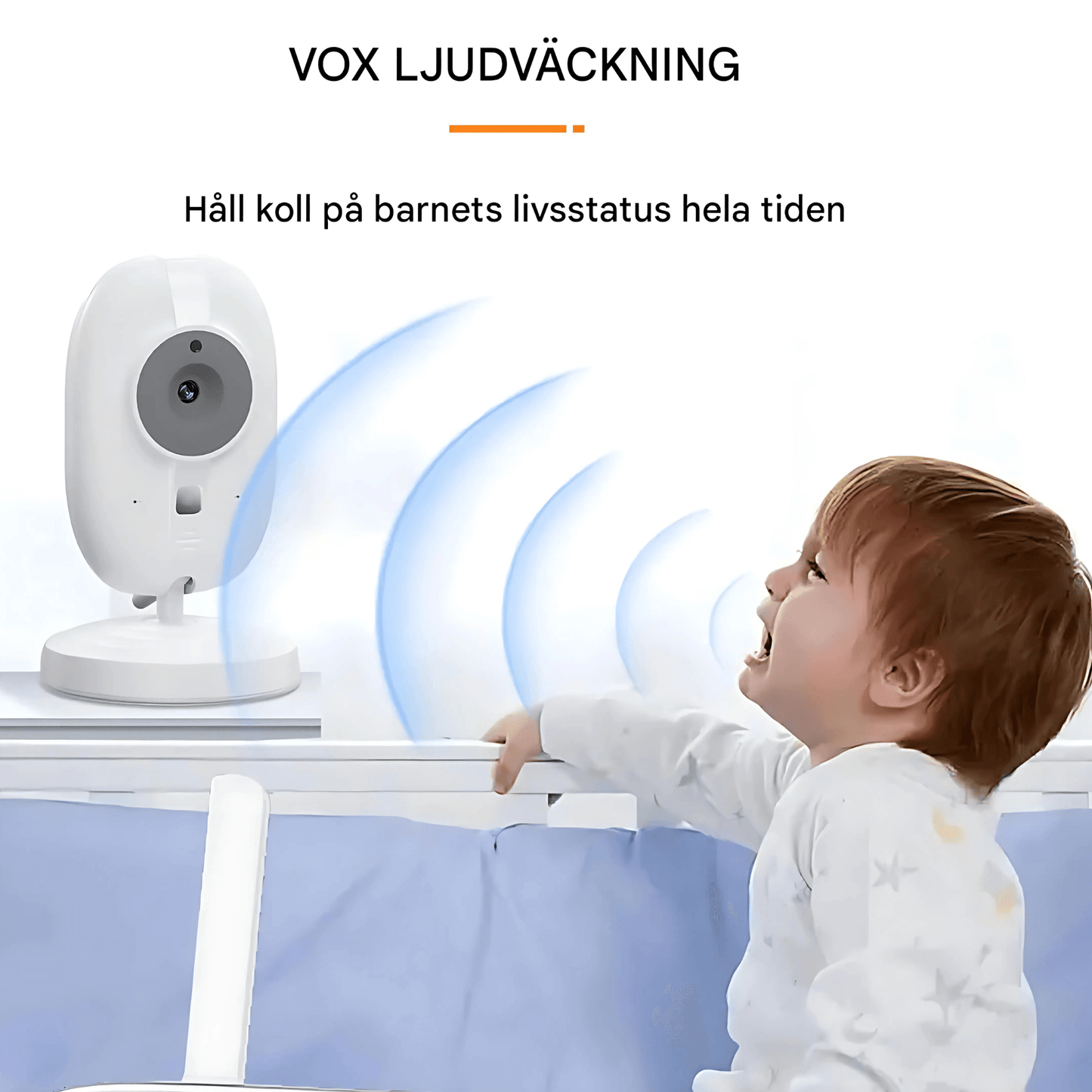 NurturaView – Trådlös Babyvakt med 3.5” Skärm, Nattkamera & Tvåvägsljud
