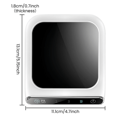 ALVA – Portabel Elektrisk Muggvärmare med  Justerbara Temperaturnivåer & USB-Ström