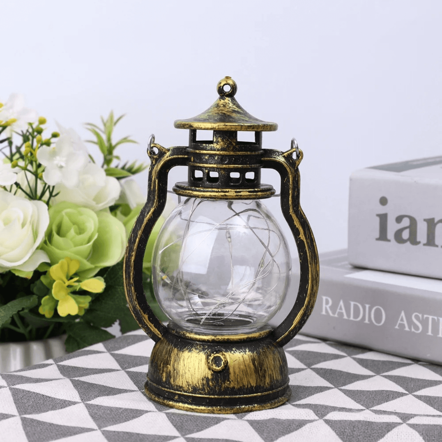 KRISTIN – Retro Bärbar Nattlampa för Camping, Trädgård & Festlig Dekoration