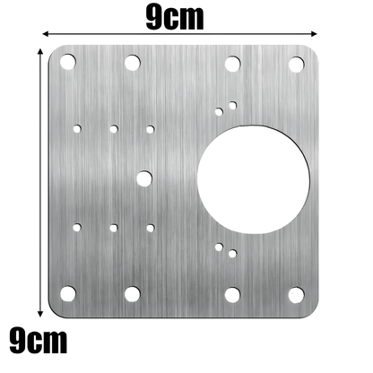ARON – Rostfri Gångjärnsreparationsplatta med Skruvar för Skåp, Lådor & Möbler