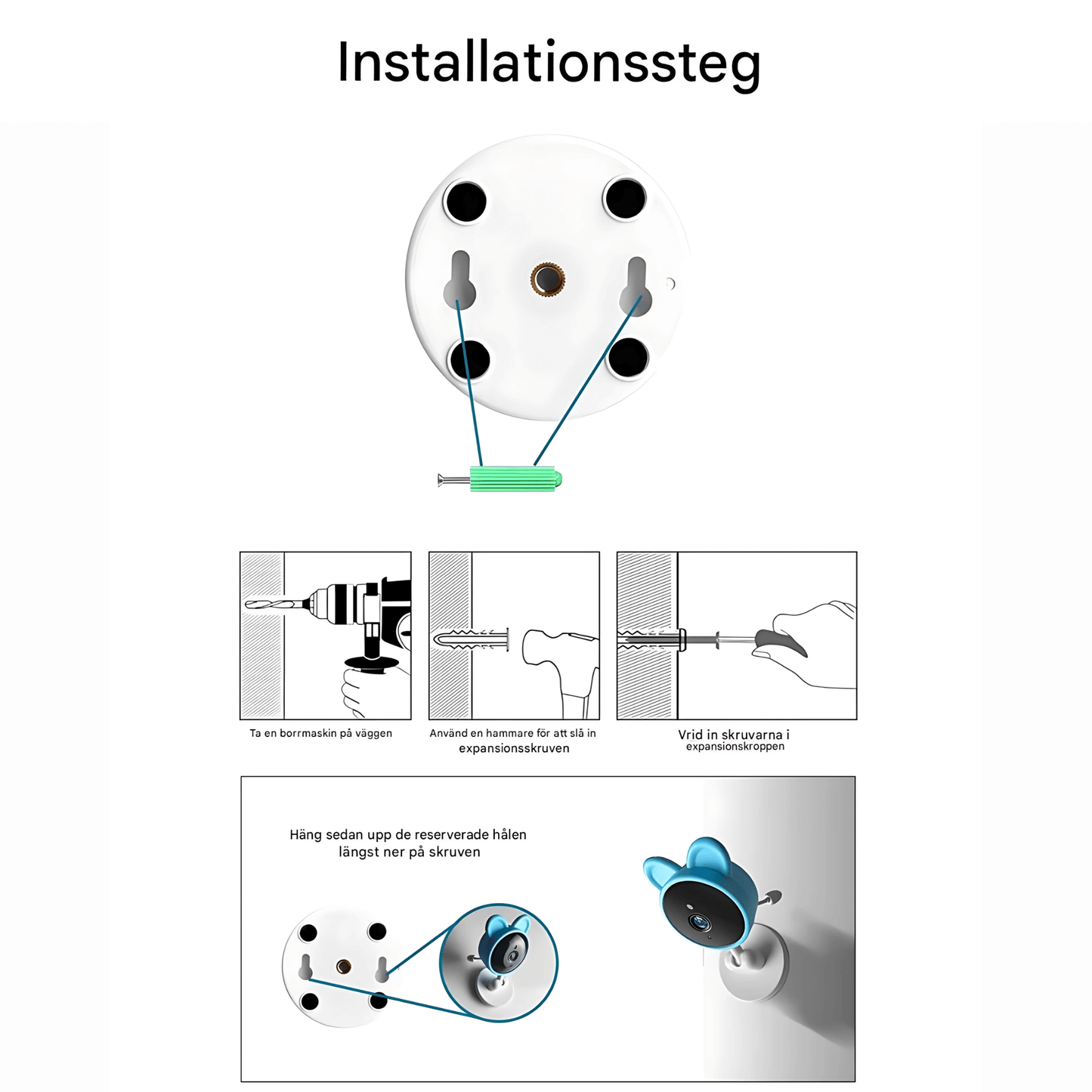 LullaView – Smart Babyvakt med Nattseende, Temperaturövervakning & Trådlös Anslutning