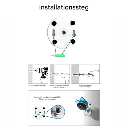 LullaView – Smart Babyvakt med Nattseende, Temperaturövervakning & Trådlös Anslutning