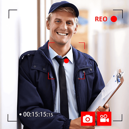 EntryGuard – Smart Trådlös Dörrklocka med Kamera, Kodlås & APP-anslutning för Hem och Villa