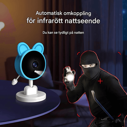 LullaView – Smart Babyvakt med Nattseende, Temperaturövervakning & Trådlös Anslutning