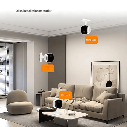 ViewMate – Trådlös WiFi Säkerhetskamera med 1080P HD, Nattläge & Tvåvägsljud