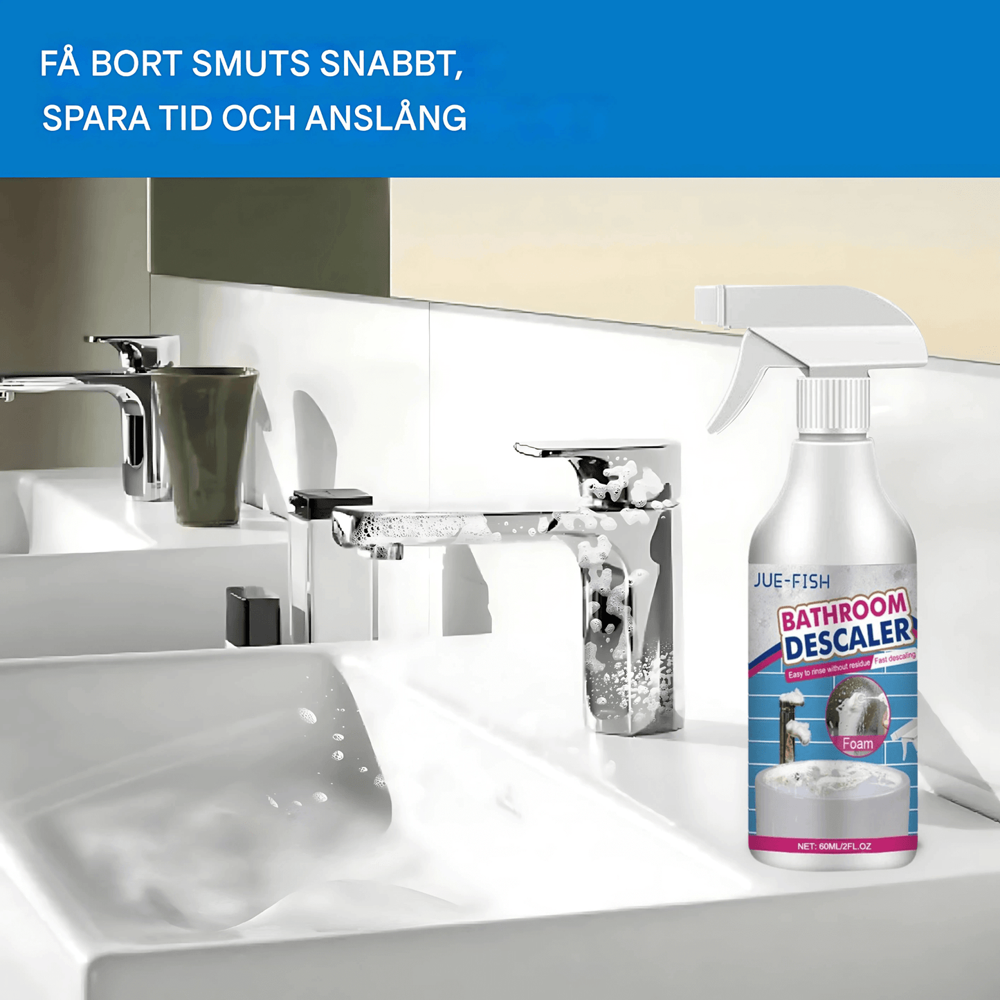 MARCO – 60 ml Badrumsavkalkare med Skonsam Formulering & Snabb Rengöring