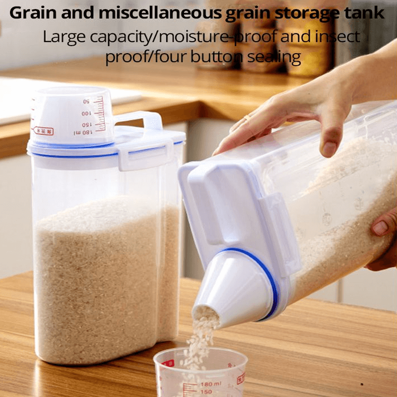 MAGNUS - Multifunktionell Plastbehållare med Mätkopp