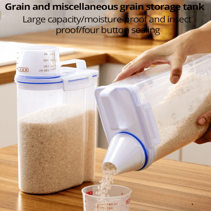 MAGNUS - Multifunktionell Plastbehållare med Mätkopp