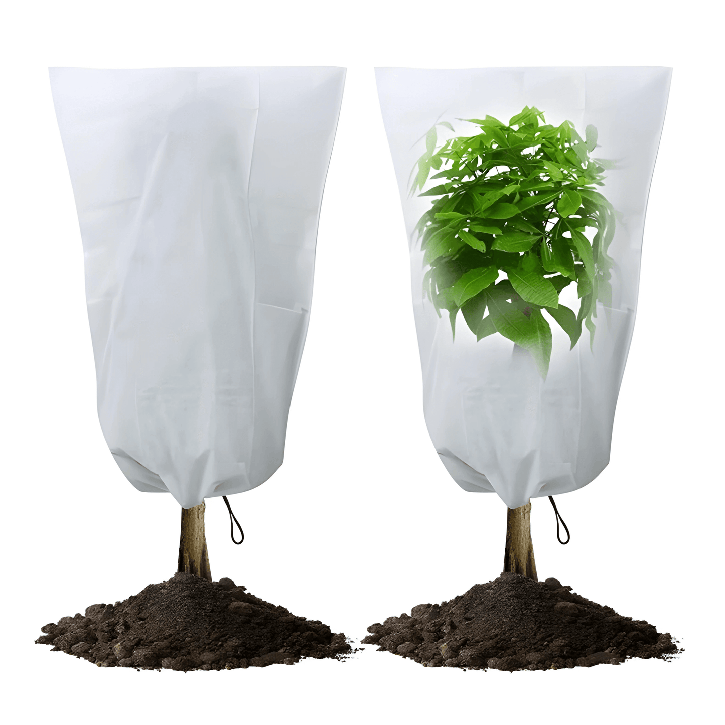 ELIN – Multifunktionellt Växtskydd med Dragkedja, Andningsbart Material & Justerbar Storlek