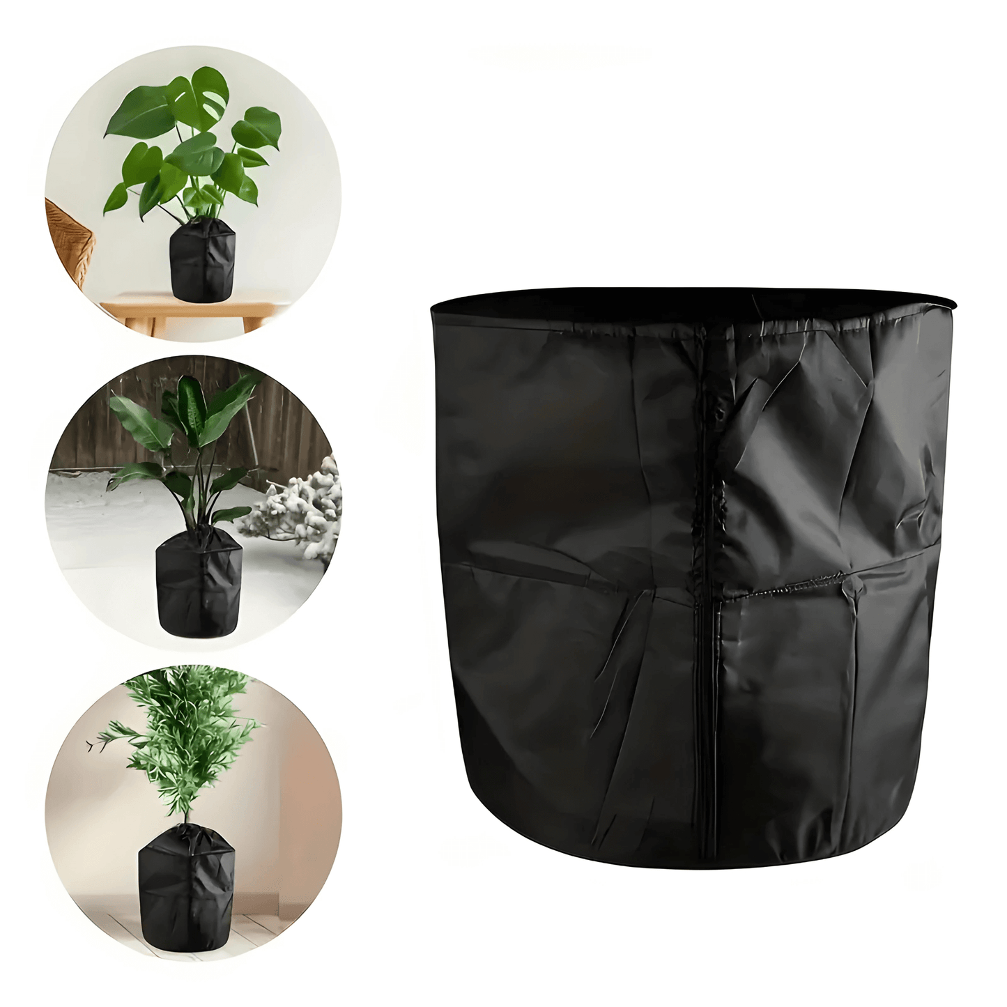 ALVIN – Isolerande Växtskydd med Dragkedja & Justerbar Snodd för Trädgård och Fruktträd