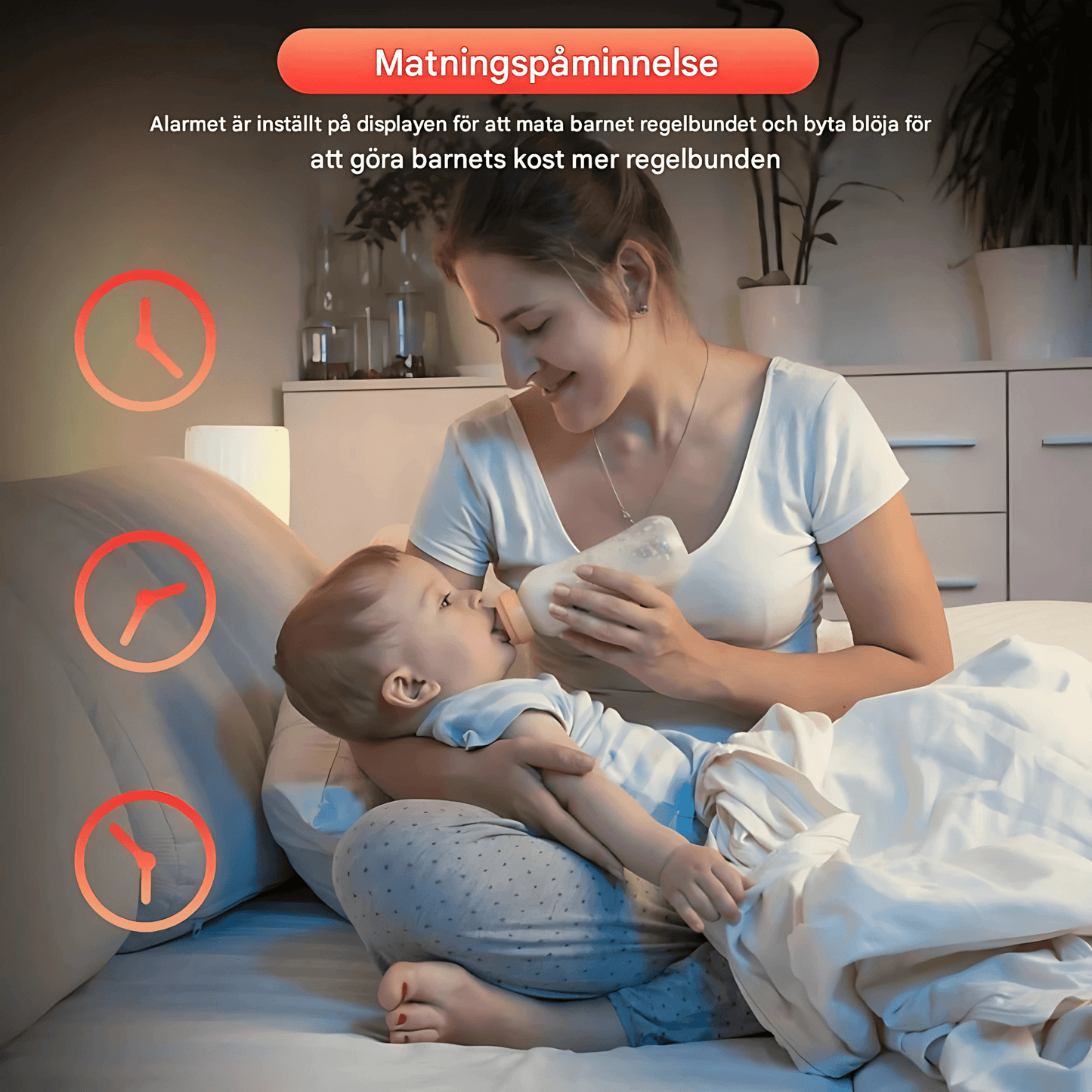 NurturaView – Trådlös Babyvakt med 3.5” Skärm, Nattkamera & Tvåvägsljud