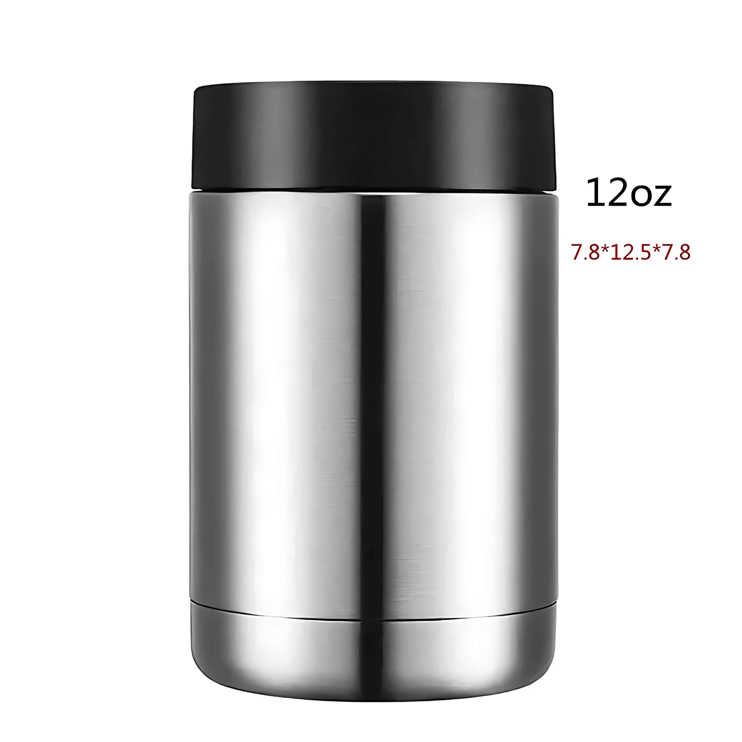 FrostCan – Dubbelväggig Rostfri Kylhållare för 30-35cl Slim Burkar & Flaskor