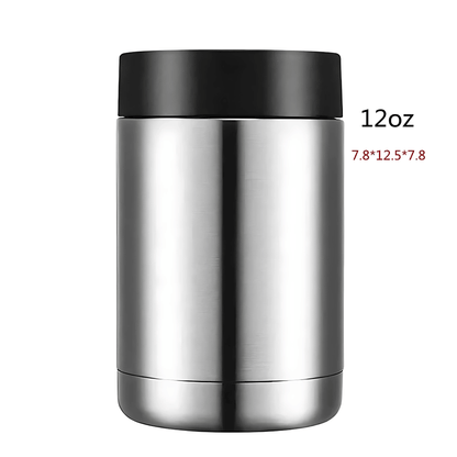 FrostCan – Dubbelväggig Rostfri Kylhållare för 30-35cl Slim Burkar & Flaskor