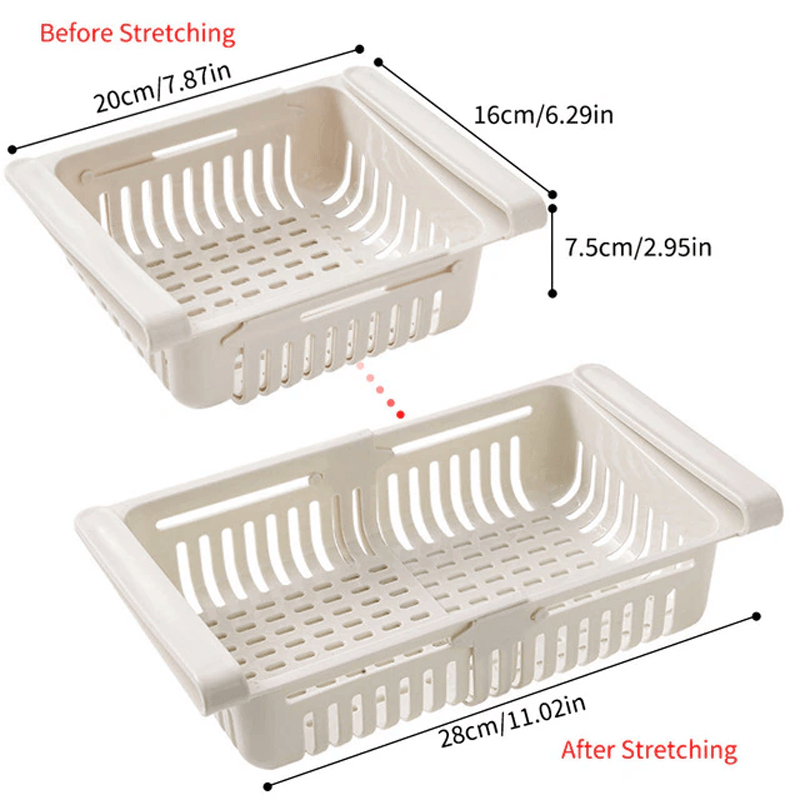 SUSANNE - Inskjutbar Förvaringslåda för Köksförvaring