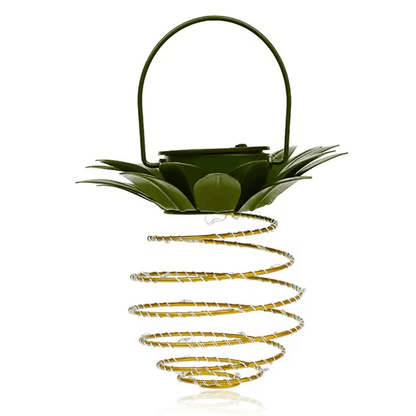 ASTRID - Ananasformade Solcellsdrivna Hängande Lampor med 600 mAh Batteri för Utomhusbruk