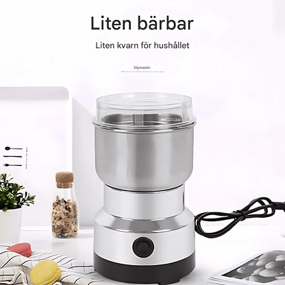 LIVIA – Elektrisk Mini-Kvarn för Kaffe, Kryddor & Babymat, Ultrafin Malning