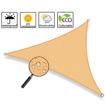 AXEL - UV-beständigt Vattentätt Triangulärt Solsegel Skärmtak