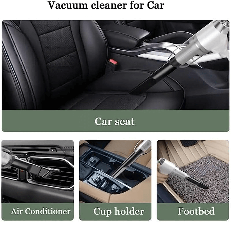 ÅSA - Handhållen Sladdlös Dammsugare för Daglig Rengöring 12000PA