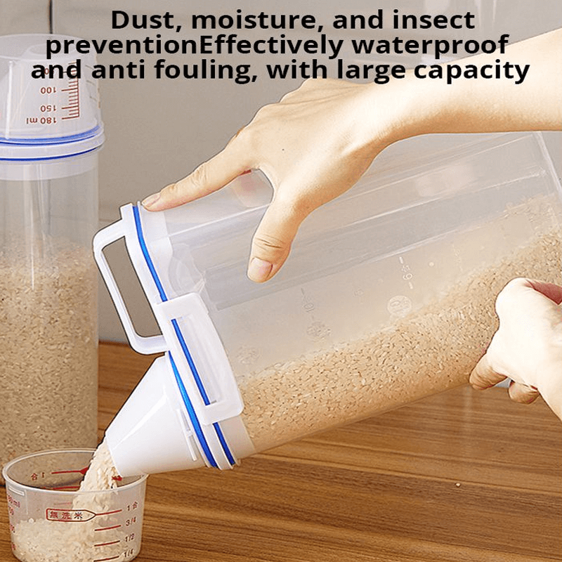 MAGNUS - Multifunktionell Plastbehållare med Mätkopp