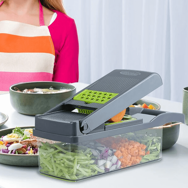 ANITA - Multifunktionell 12-i-1-Skivare och Rivare för Matlagning