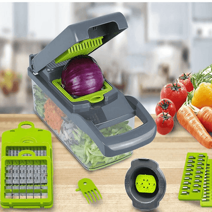 ANITA - Multifunktionell 12-i-1-Skivare och Rivare för Matlagning