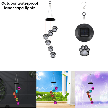 RASMUS - Tassavtryck Solcellsdriven Vindsnurra för Trädgårdsdekoration och Utomhusbruk