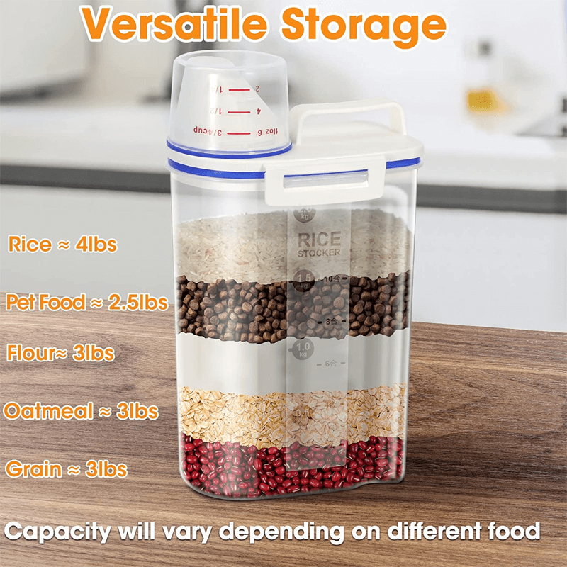 MAGNUS - Multifunktionell Plastbehållare med Mätkopp