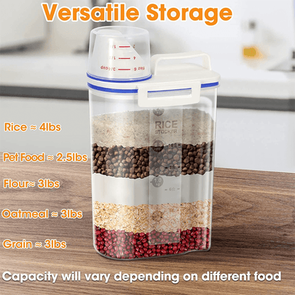 MAGNUS - Multifunktionell Plastbehållare med Mätkopp