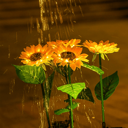 NILS - Vattentät LED-solros Solcellslampa för Trädgård