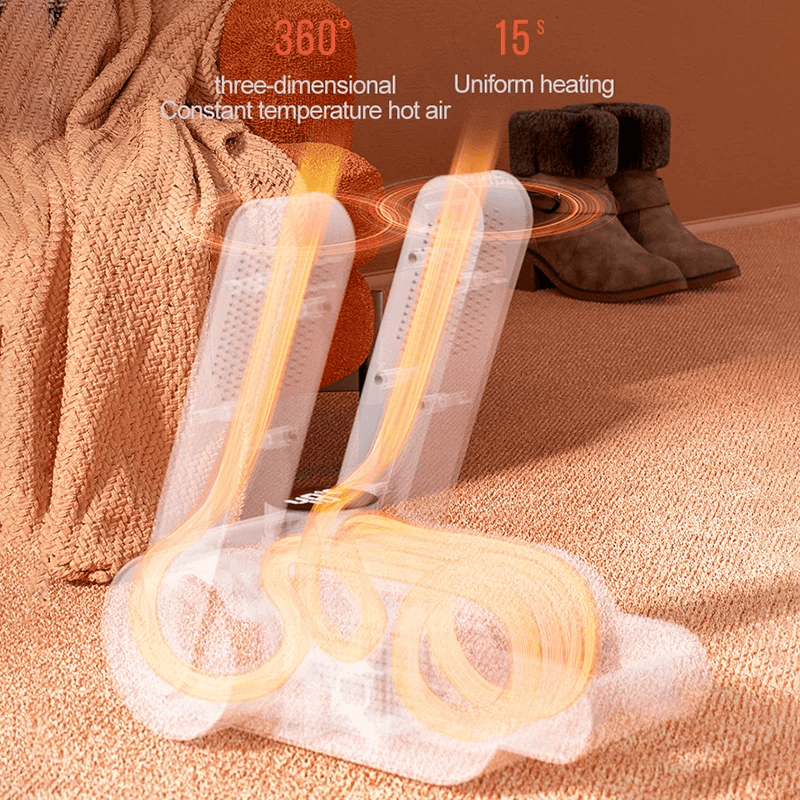 AMANDA - Snabbtorkande Elektrisk Stöveltork för Hem och Resa