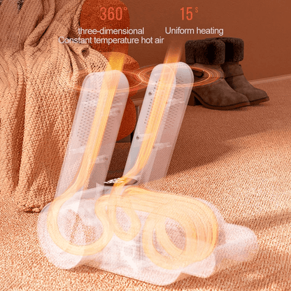 AMANDA - Snabbtorkande Elektrisk Stöveltork för Hem och Resa