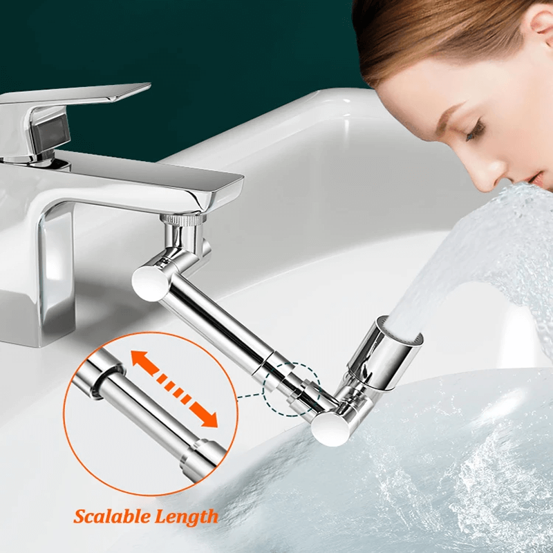 LINUS - Universell Justerbar Vattenkranförlängare för Badrumsbruk