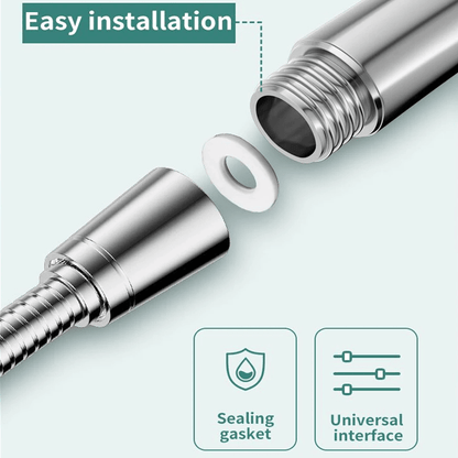 GUNILLA - Handhållet Duschmunstycke med Stark Stråle