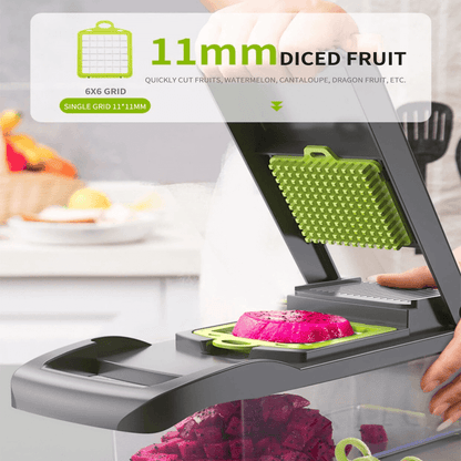 ANITA - Multifunktionell 12-i-1-Skivare och Rivare för Matlagning