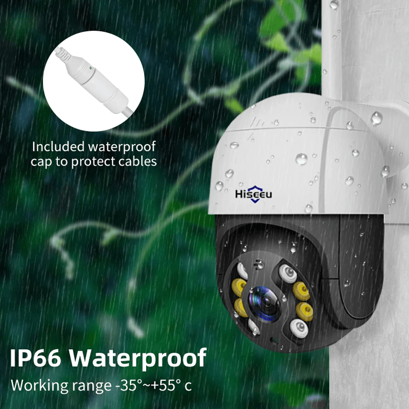 ELLA - Smart 8MP WiFi PTZ-kamera med Rörelsedetektering och Zoomfunktion