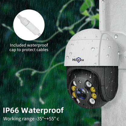 ELLA - Smart 8MP WiFi PTZ-kamera med Rörelsedetektering och Zoomfunktion