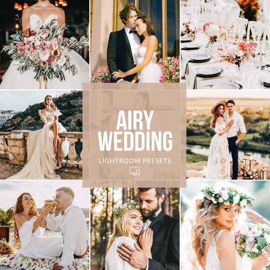 AIRY WEDDING LIGHTROOM PRESETS